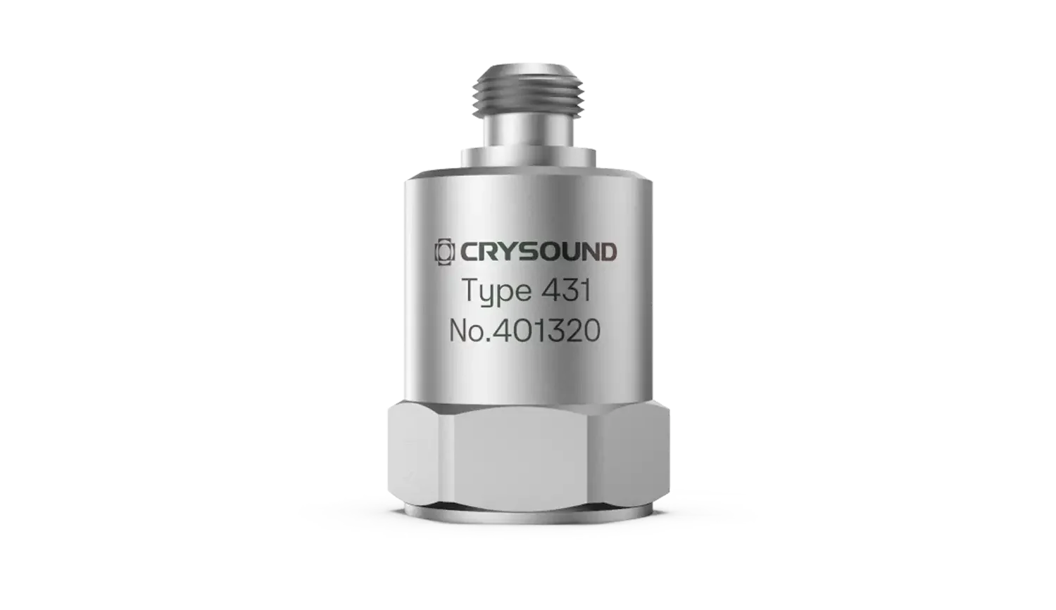 CRY431 IEPE Accelerometer, 1 Axis, 5mv/g, ±1000g pk, 1Hz to 12kHz