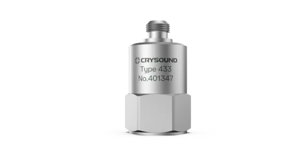 CRY433 Accelerometer, 1 Axis, 100mv/g, ±50g pk, 0.5Hz to 8kHz