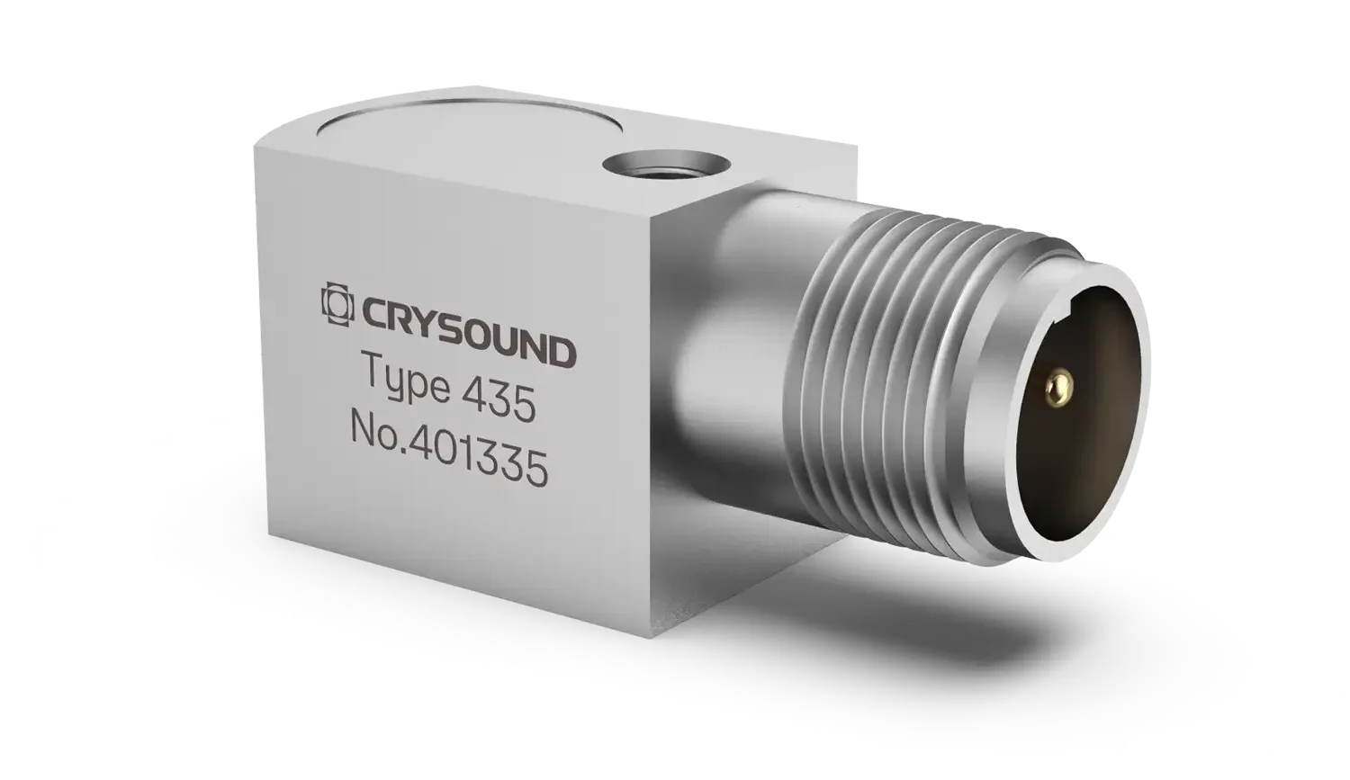 CRY435 Accelerometer, 1 Axis, 100mv/g, ±50g pk, 1Hz to 6kHz