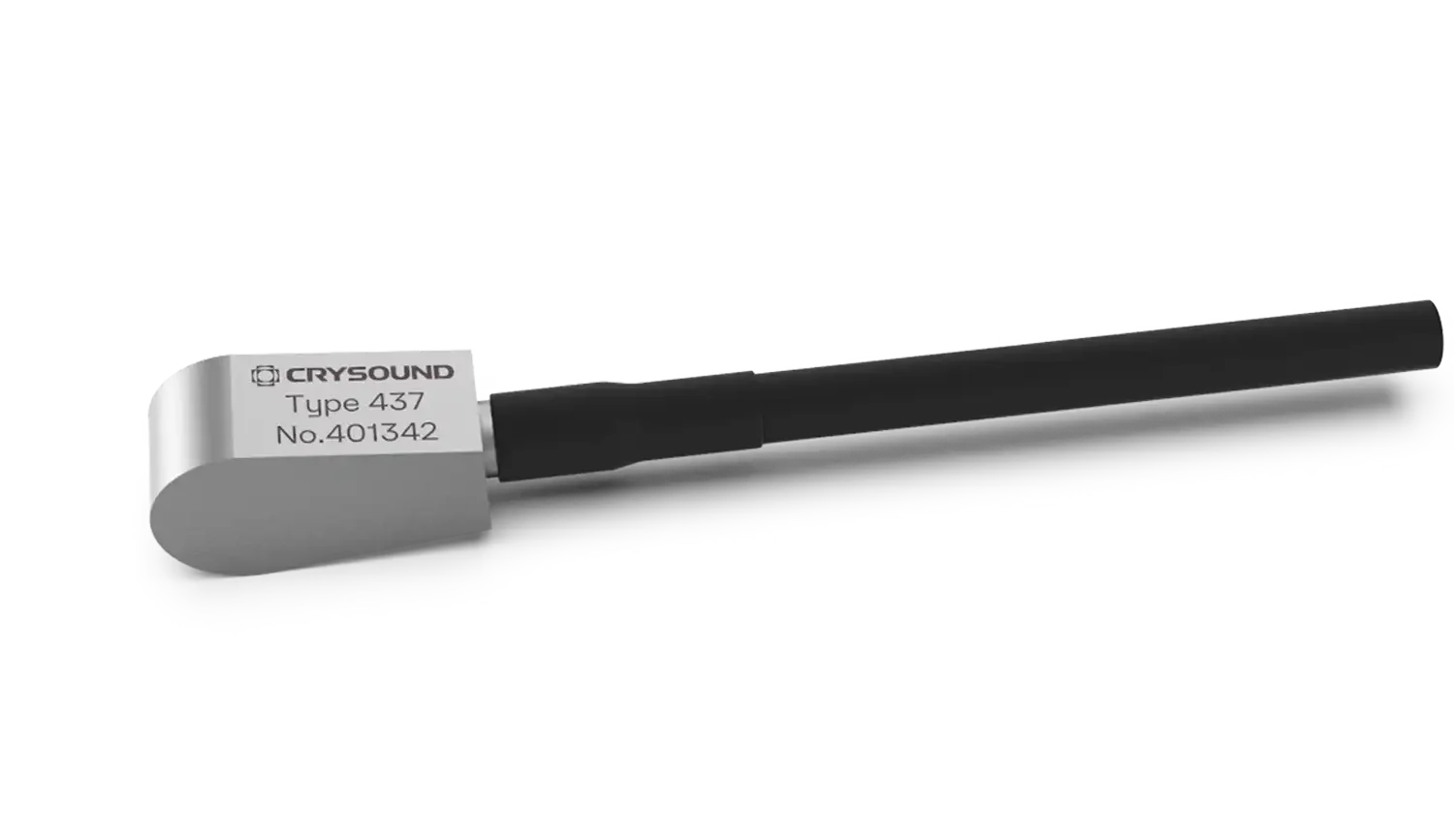 CRY437 Accelerometer, 1 Axis, 10mv/g, ±500g pk, 2Hz to 8kHz