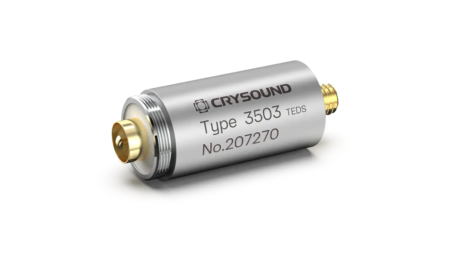 CRY3503 1/2" Preamplifier, IEPE, Microdot Connector, Very Short